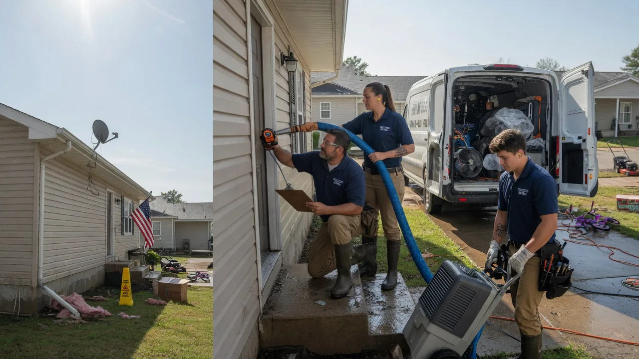 Ceiling Water Damage Restoration in Mikana, WI near me