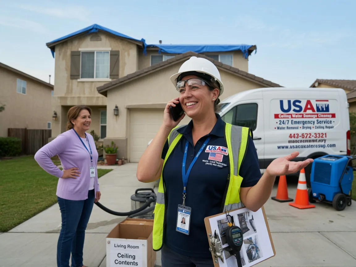 Ceiling Water Damage Restoration Mikana, WI FAQs